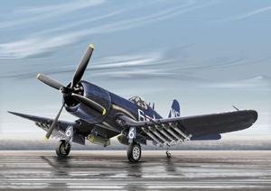 Комплект модели F 4 U 4B Corsair Italeri