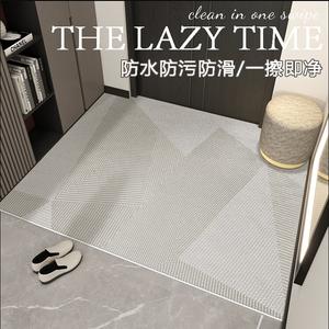 Budis Ковер 120х160 см для прихожей из ПВХ кожи, грязеотталкивающий, водонепроницаемый, легко моется