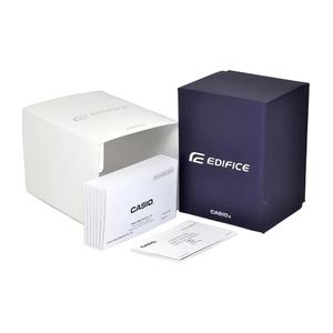 Мужские часы Edifice Chrono из нержавеющей стали с синим безелем - EFV620D-1A2V Casio