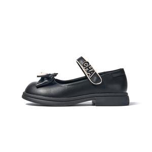 Низкие детские кожаные туфли Kids' PSY, черный