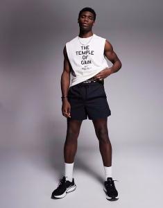 Шорты Nike Training Unlimited Dri-FIT из ткани сирсакер длиной 5 дюймов черного цвета