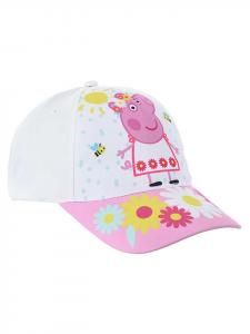 Peppa Pig Белая кепка с изображением Свинки Пеппы