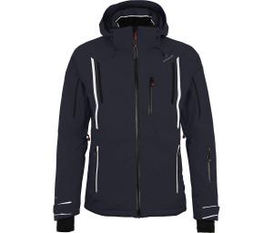 BERGSON Мужская утеплённая горнолыжная куртка, водонепроницаемость 20 000 мм водяного столба, синяя