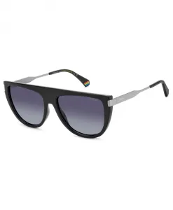 Черные поляризованные солнцезащитные очки с серыми тонировками Polaroid, черный