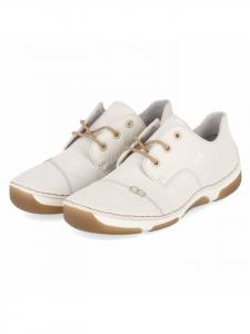 Rieker Белые кроссовки на шнуровке