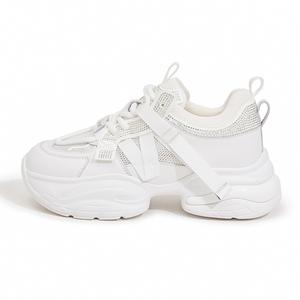 Износостойкие и легкие низкие кроссовки на массивной подошве для женщин Milan love song, White