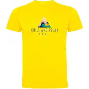 Футболка с коротким рукавом Kruskis Chill And Relax, желтый