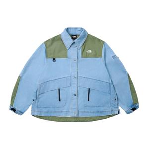 Джинсовая куртка UE для женщин THE NORTH FACE, m2f/светло-синий denim