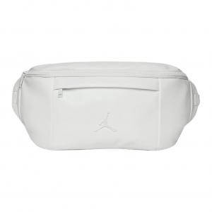 Jordan Синтетическая кожаная поясная сумка унисекс белая, White