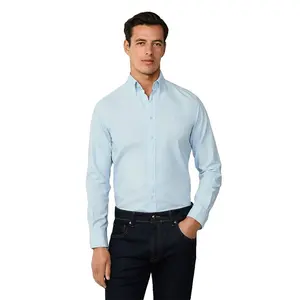 Рубашка Hackett ESS GMT Dyed Oxford, синий