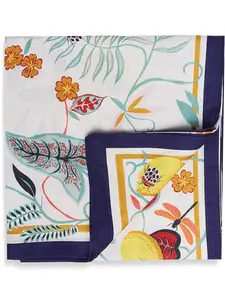 Скатерть с принтом botanical, 350х180 см, La Doublej, белый