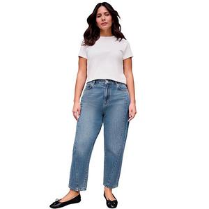 Женские джинсы plus size с расклешенным силуэтом Avenue, Medium Stonewash