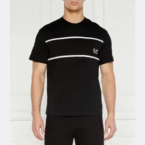 Футболка стандартного кроя Ea7, черный