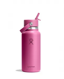 Бутылка объемом 0,9 л с широким горлышком и гибкой крышкой-соломинкой Hydro Flask, Reef