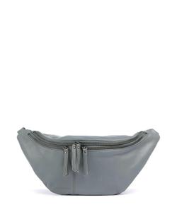 Сумка через плечо из мелкозернистой кожи Fredsbruder, серый