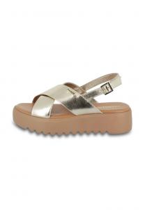 Босоножки на платформе DORINE - Wedge sandals Les Tropeziennes par M Belarbi, золотой