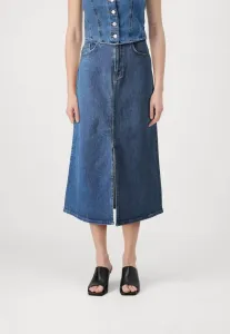 Slfkrista gerda skirt denim skirt Selected, Medium Blue Denim