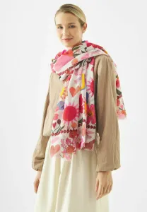 Mit parismuster scarf Codello, Rot