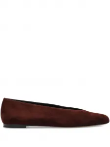 Замшевые балетки с заостренным носком NEOUS, коричневый