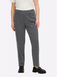 Брюки черного и бежевого цветов sheego