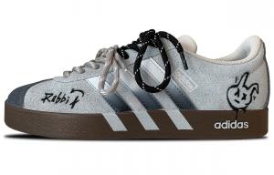 Adidas Neo VL Court 2.0 Slip Resistant, Abrasion Resistant, легкие низкие кроссовки для скейтбординга Unisex серый черный