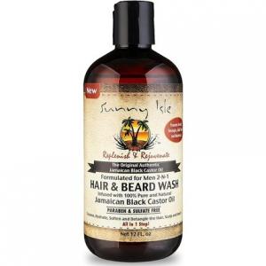 Ямайское черное касторовое масло для мытья волос и бороды 340 мл Sunny Isle