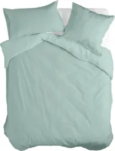 Пододеяльник базовый мятный 155 х 220 см 100% хлопок Сделано в Европе HAPPY FRIDAY S.L.