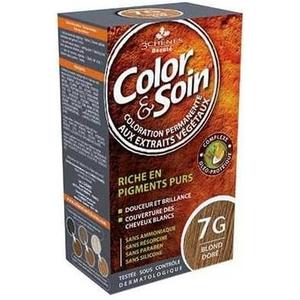 Les 3 Chenes Color & Soin Стойкий уход за цветом золотистый блонд 7г Les 3 ChÊNes