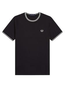 Fred Perry Футболка в черном цвете