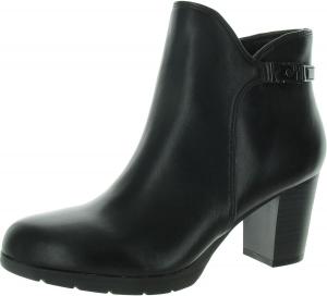 Женские сапоги Anne Klein Regency с широким каблуком, округлым носком, длиной до икры, Schwarz