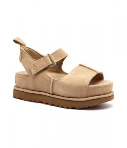 Кожаные сандалии с золотой звездой Ugg, желтый