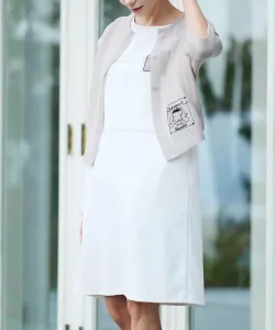 Платье с быстросохнущей УФ-защитой и швом Studio Picone, цвет White(090)