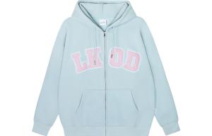 Свитшот женский LKOD, синий (розовый letter)