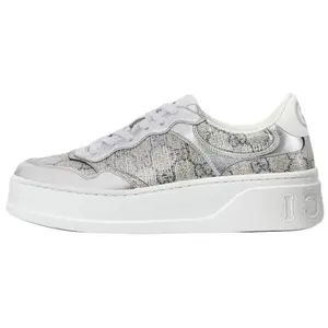 Кроссовки для скейтбординга GG Supreme Low Top, женские, серебристые GUCCI, Original Shoe Box Included