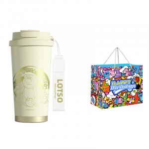 Термочашка для кофе lotso 520 мл Disney, белый