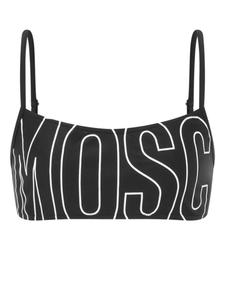 Топ бикини с логотипом Moschino, черный