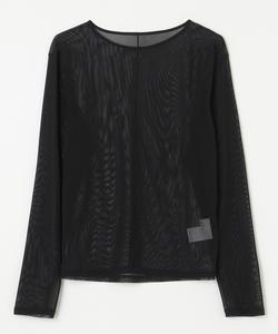 Топ из тюлевого трикотажа