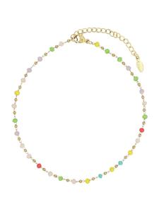 Adeliás Женский кулон из нержавеющей стали с золотой жемчужиной