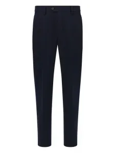 Брюки со складками Boggi Milano, синий