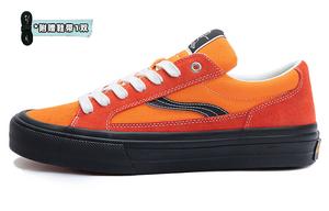 Кроссовки oddCIRKUS Astley Neon Skateboarding Shoes Unisex Low-top Black, цвет Orange