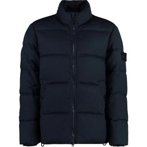 Пуховик мужской синий Stone Island