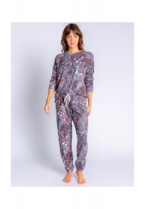 Уютный повседневный пижамный топ P.J.Salvage, черный