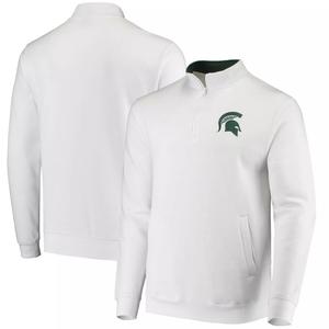 Мужская белая куртка на молнии с логотипом Michigan State Spartans Tortugas Colosseum