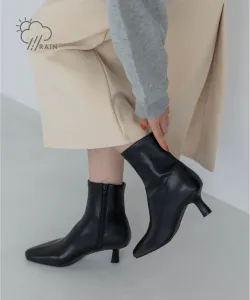 Квадратные короткие ботинки высотой 6 см Evol, цвет Bl