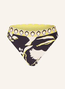 Плавки бикини с завышенной талией birds of paradise SEAFOLLY, цвет SCHWARZ/GELB/WEISS