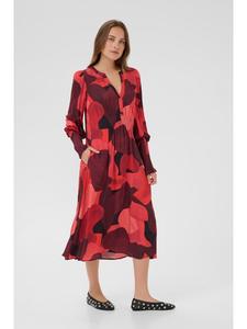 Платье CUdana свободного кроя в цвете Fiery Red Art CULTURE