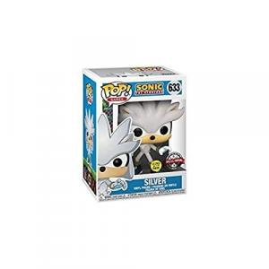 ПОП! Sonic The Hedgehog 633 Silver Glows in the Dark, специальное издание, посвященное 30-летию Funko POP!