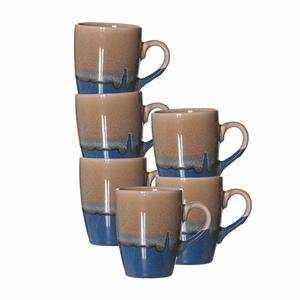 Коричневые кружки Matos, 310 мл, набор из 6 штук Ritzenhoff Breker, коричневый