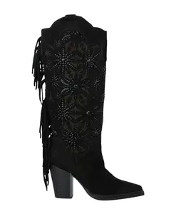 Сапоги со стразами в форме звезды Alma En Pena, черный