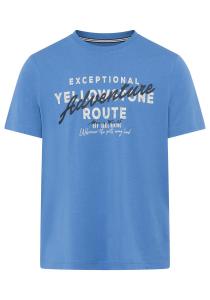 Футболка 'Man's World' в синем цвете